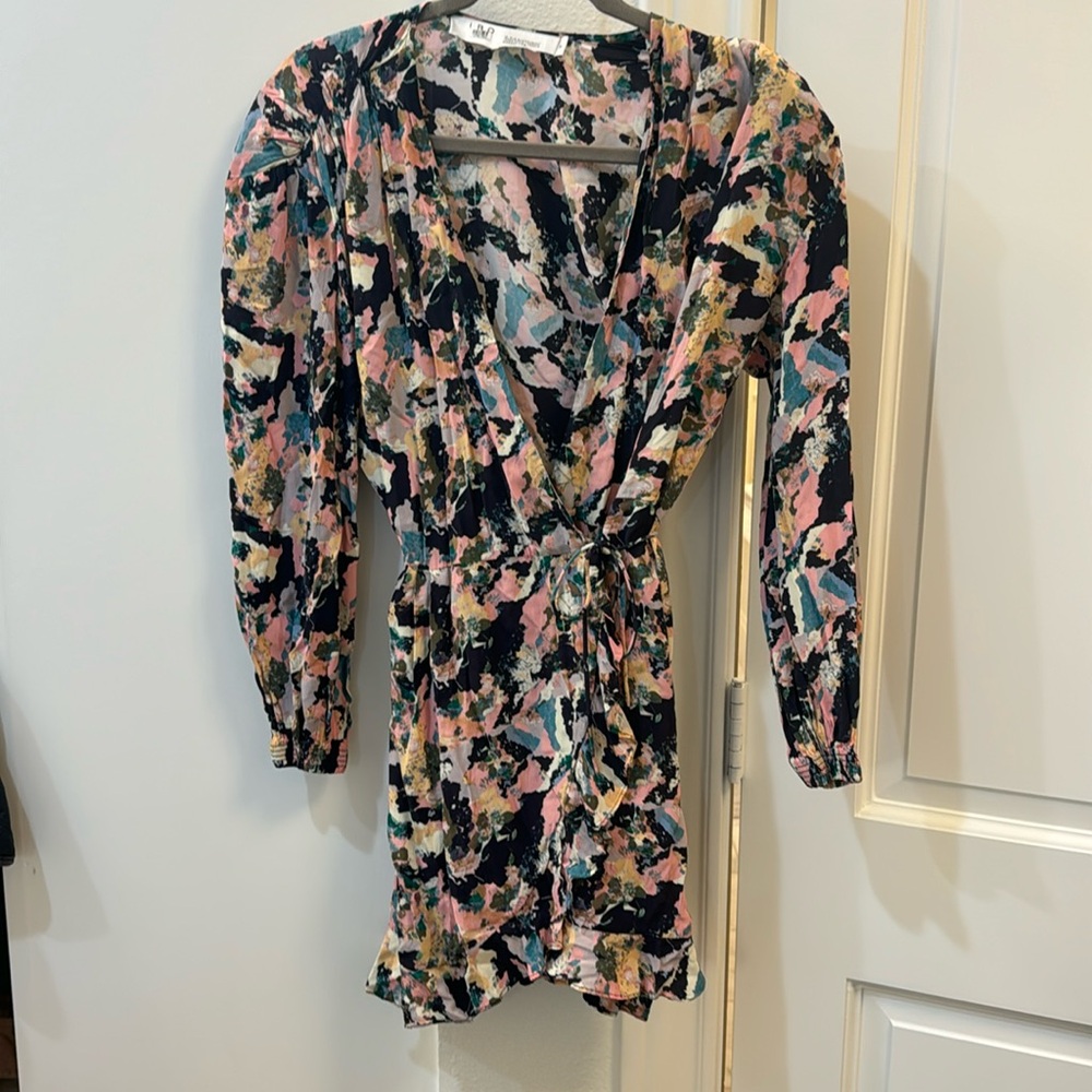 IRO Paris, 36, “bloomy” wrap dress, beautiful floral pattern